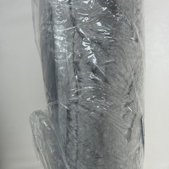 Sonoma Lavender Spa Bolster Roll Platinum Angora Grey Gray Silver Heatable NEW - Picture 5 of 16